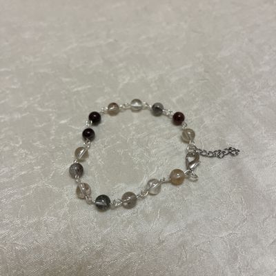 earth toned beaded bracelet