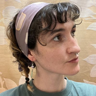 Purple Square Scarf