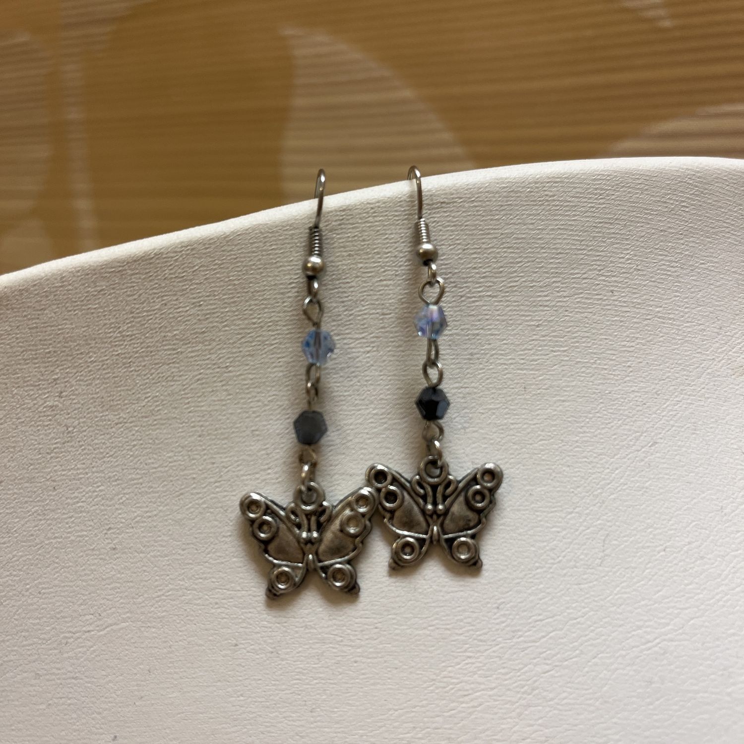 Blue &amp; Silver Butterflies