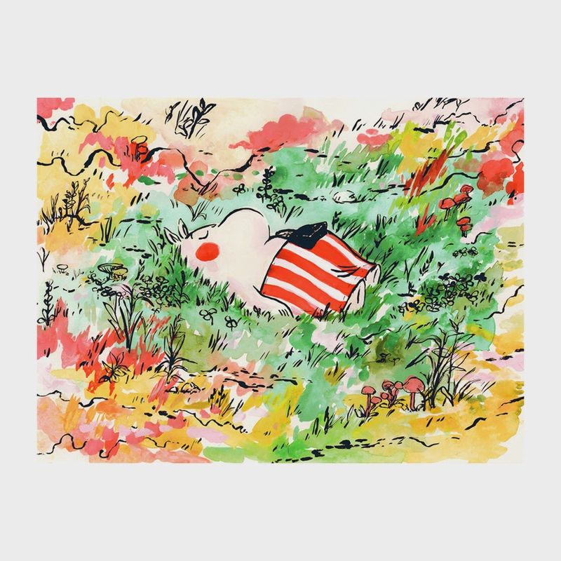 Print - &quot;Moominmama Dreaming&quot;