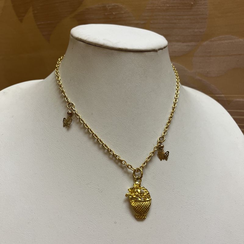Garden with Butterflies Necklace
