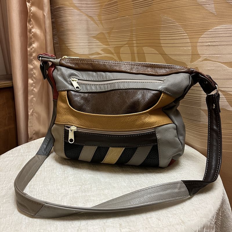 90s patchwork shoulder bag