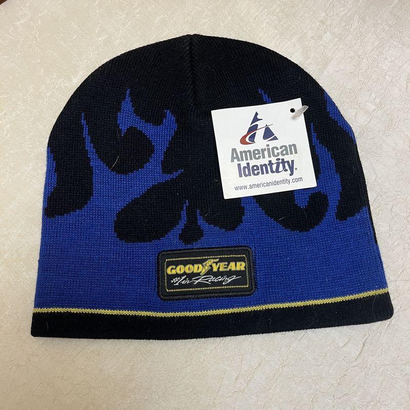 Goodyear Blue Flames beanie