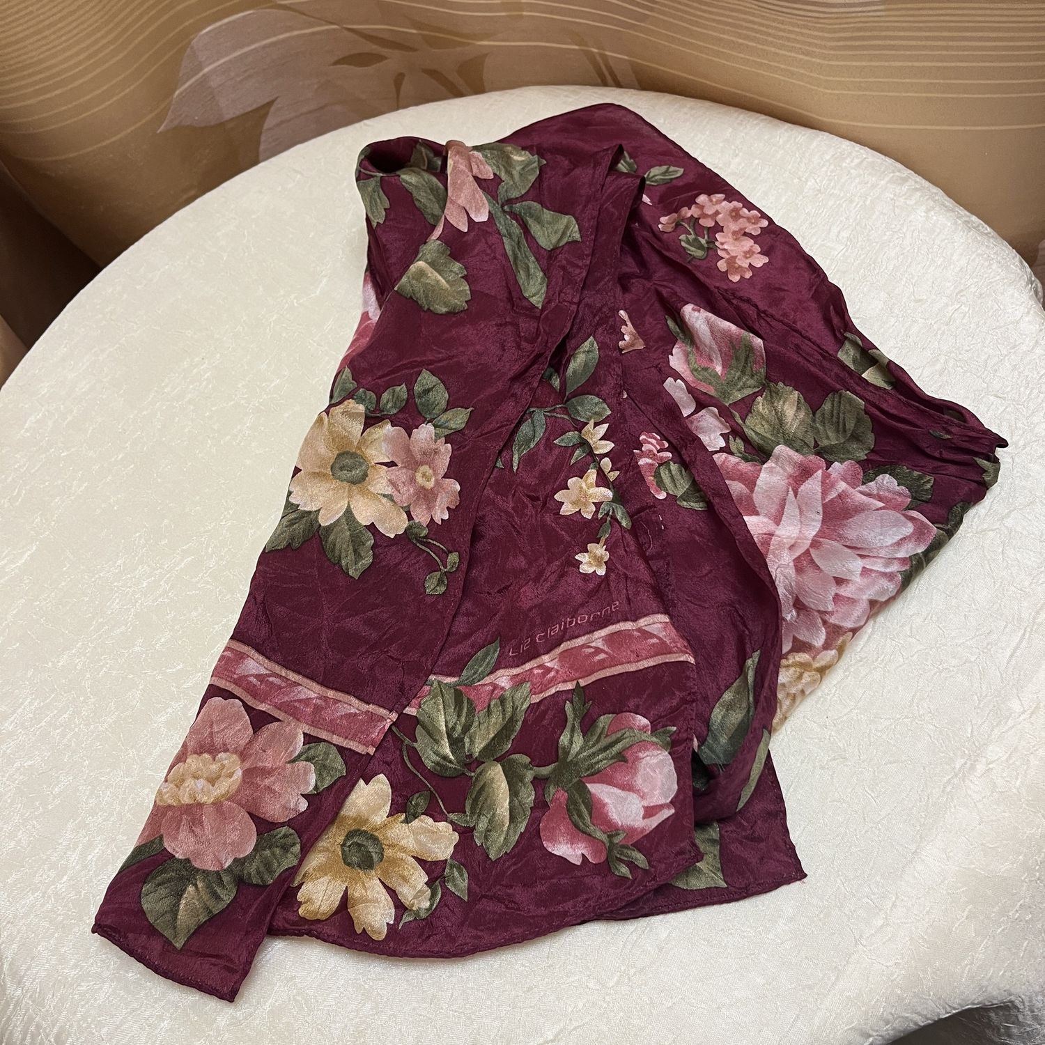 Liz Claiborne Magenta Scarf