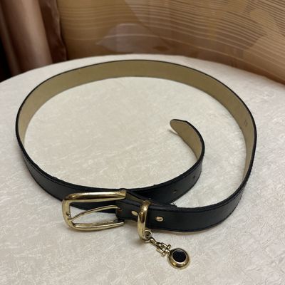 Black Belt with Gold Charm