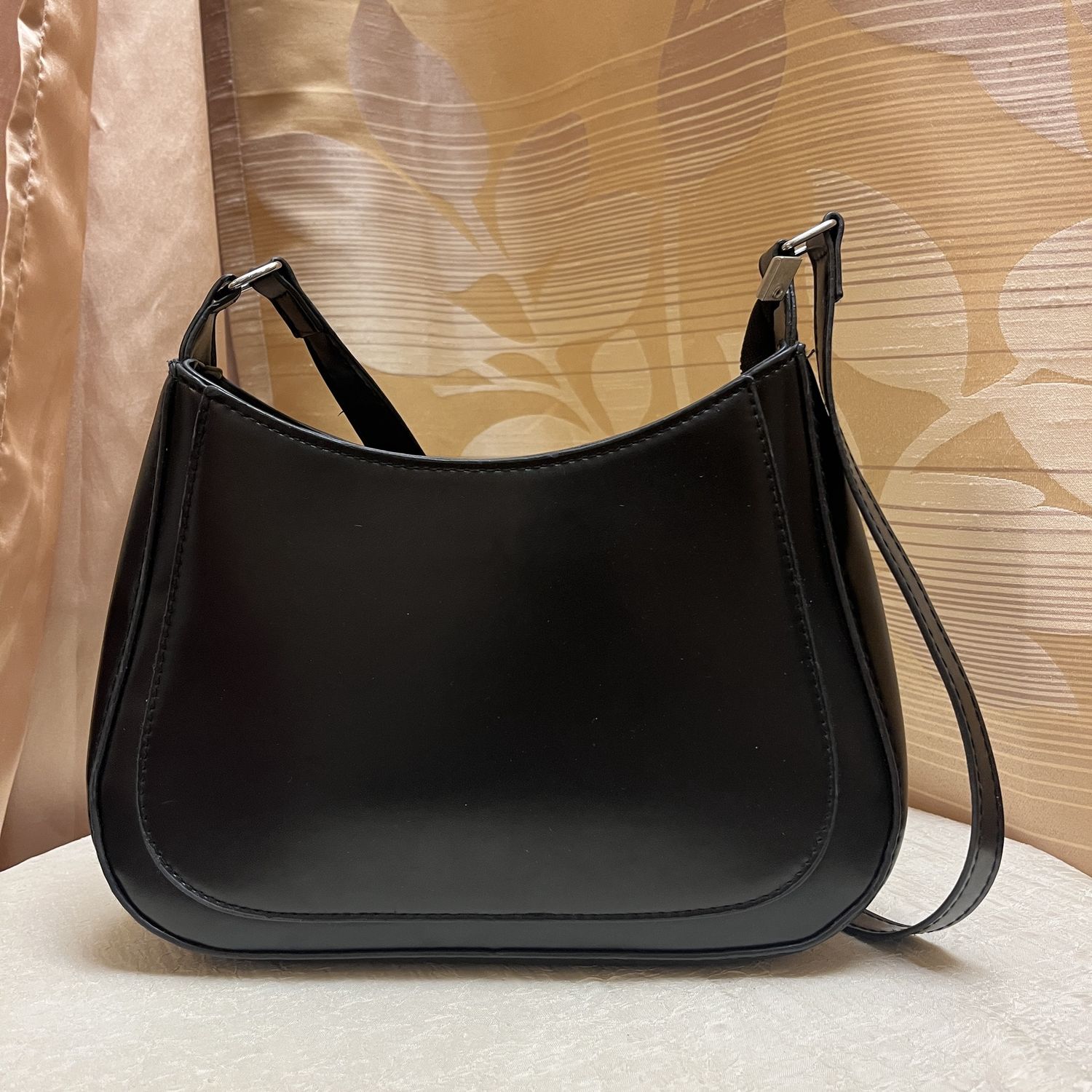 Long Black Shoulder bag