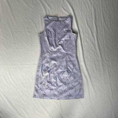 Lilac Felt Flower Dress