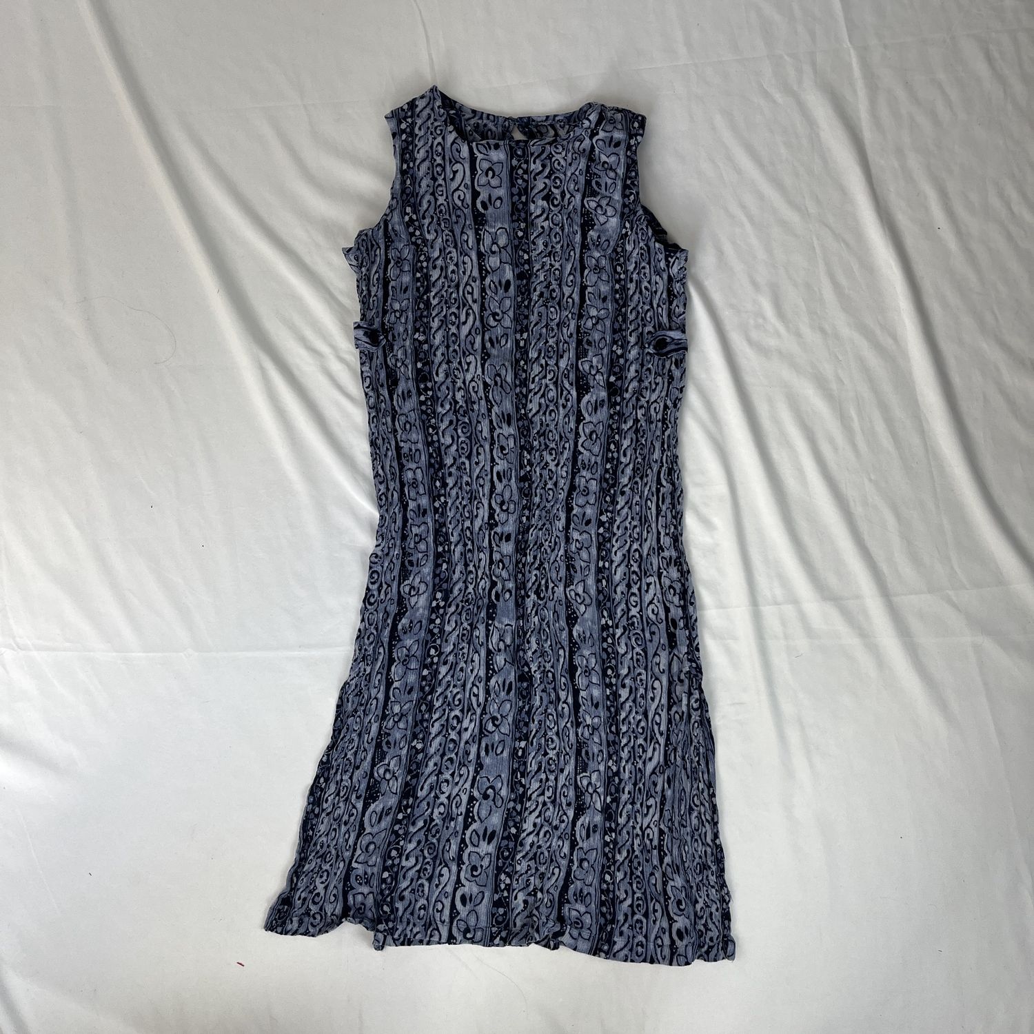 Blue Whimsigoth Maxi Dress