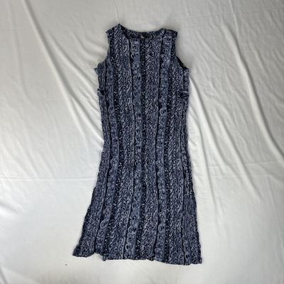 Blue Whimsigoth Maxi Dress