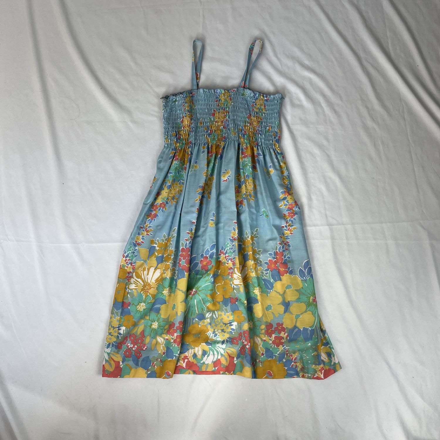 Blue Floral Sun Dress
