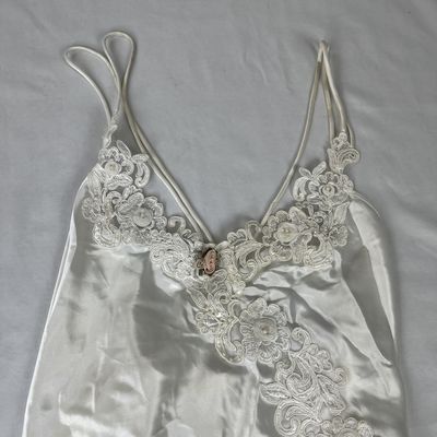 White Rose Slip Dress