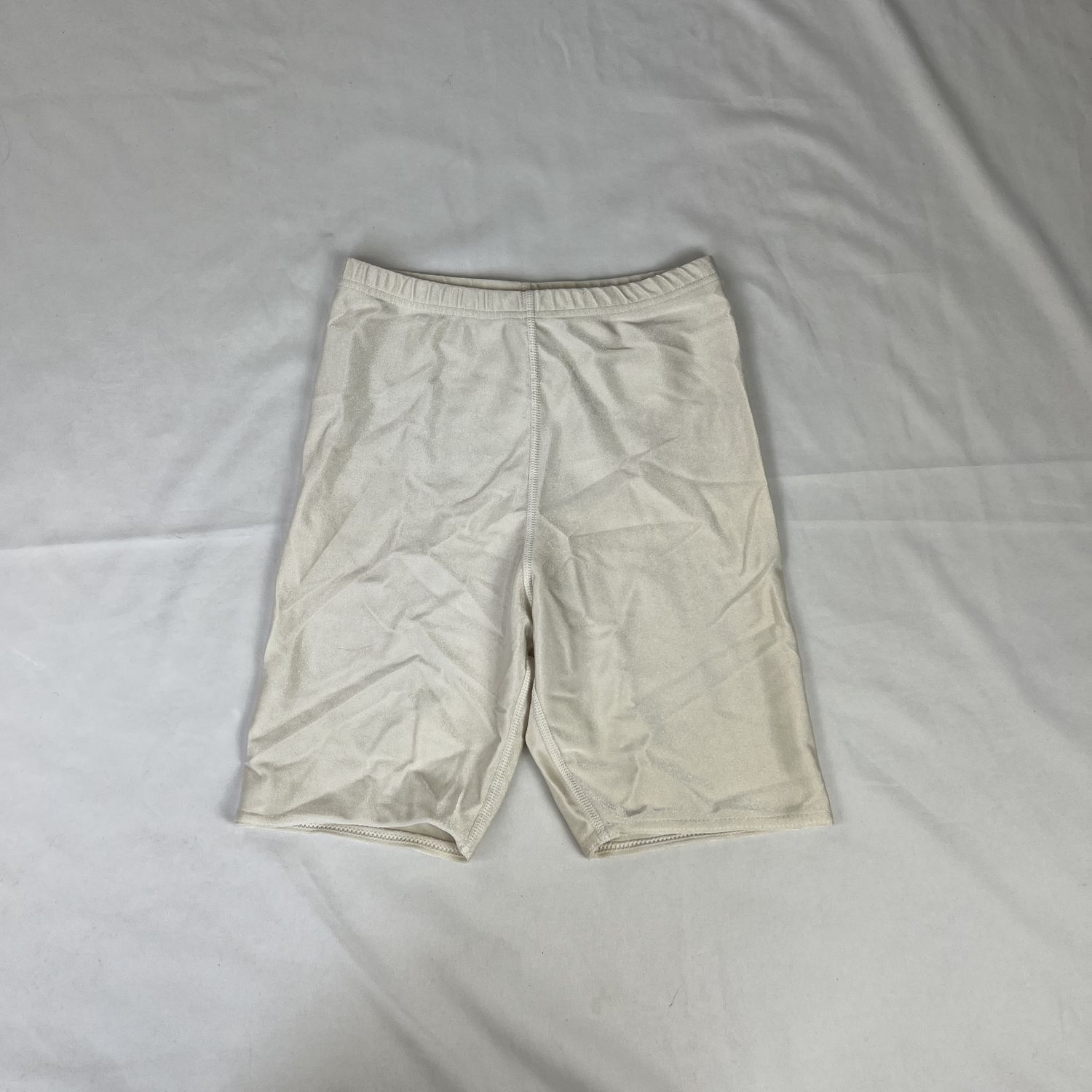 Cream Bike Shorts