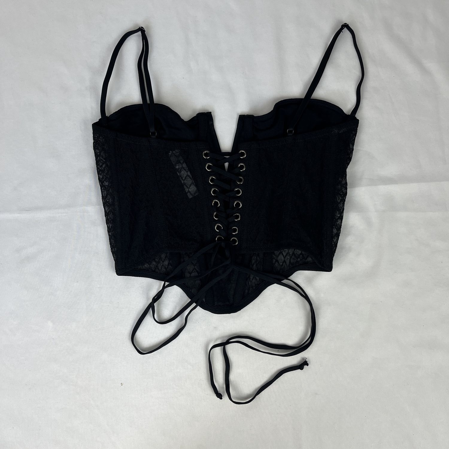 Black Lace Corset