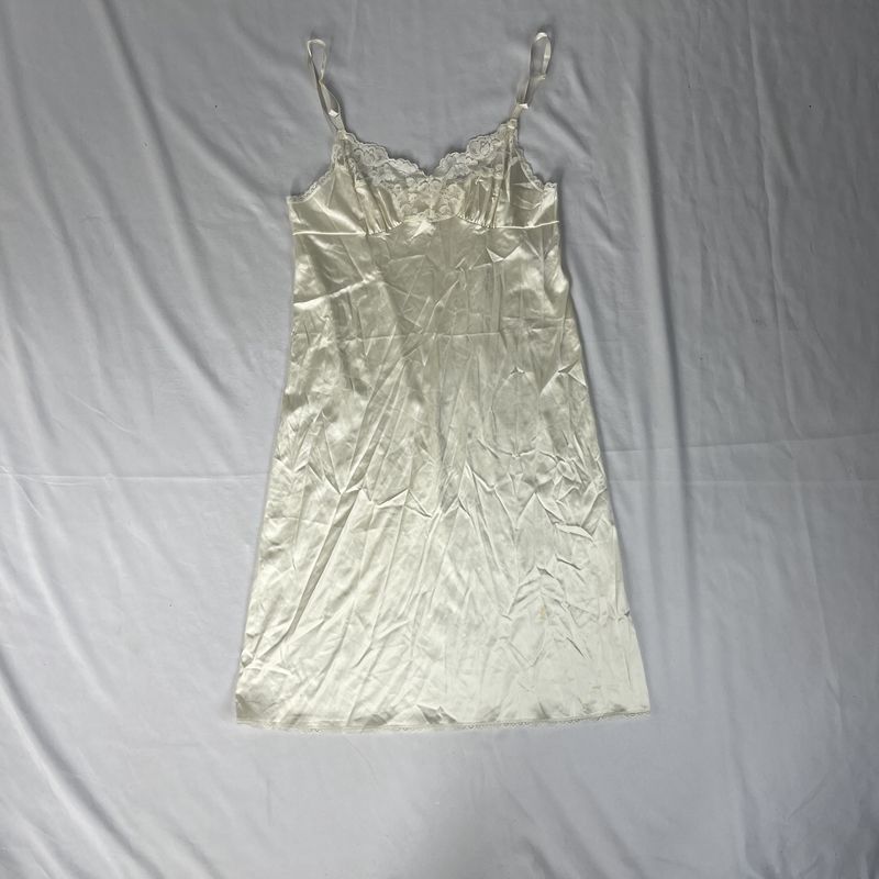 Cream Slip Dress