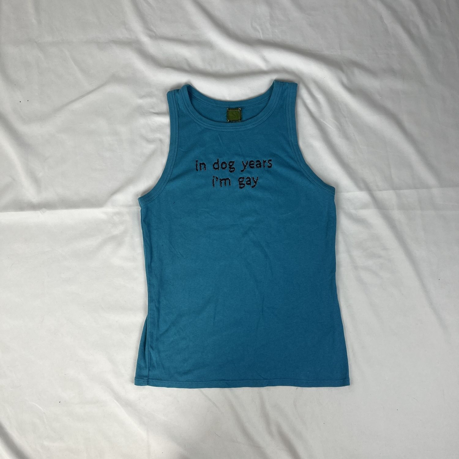 Teal In Dog Years Tank