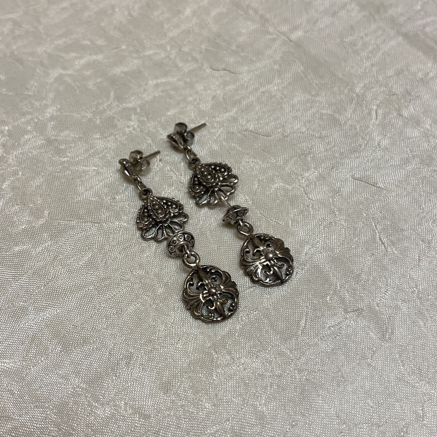 Silver Regency Earrings