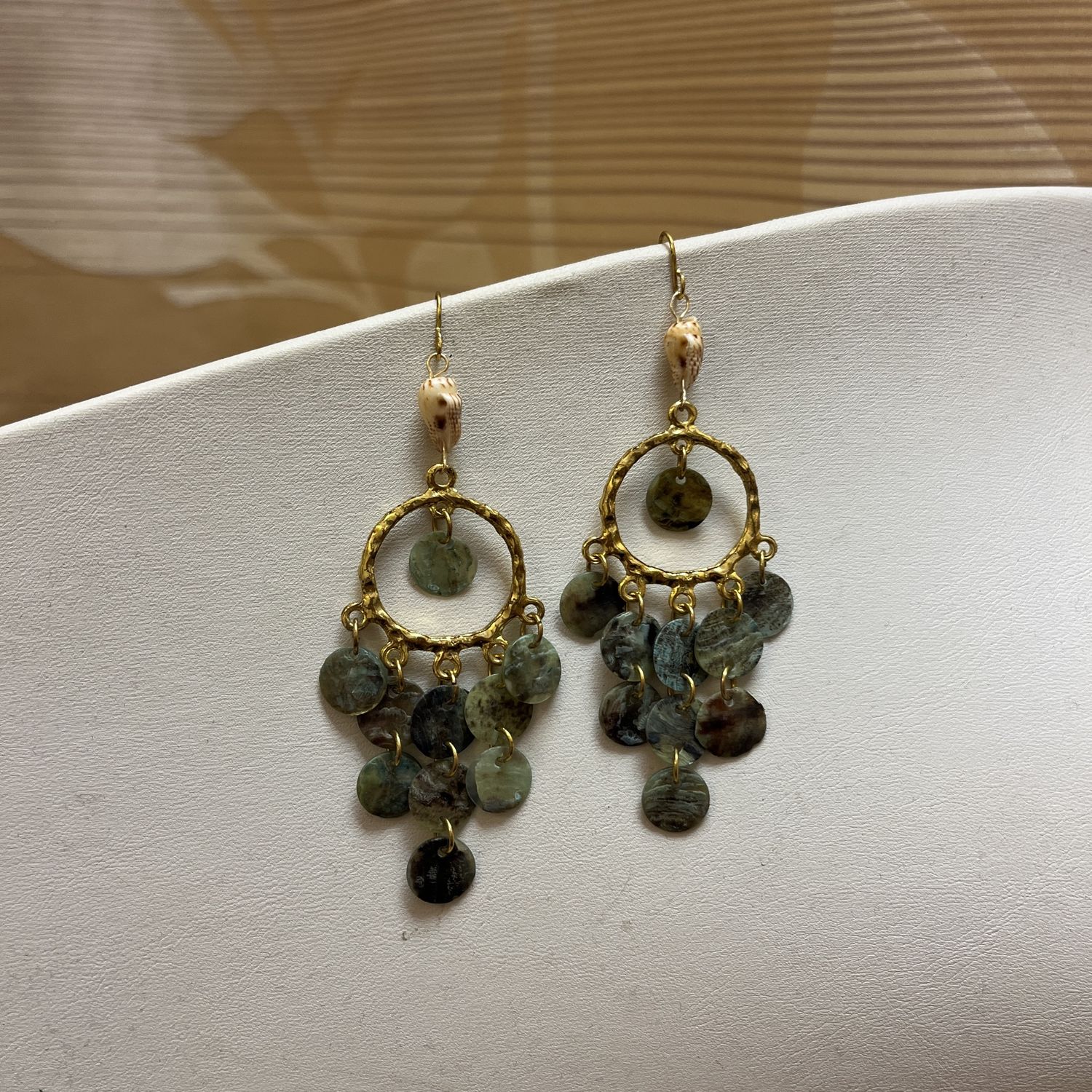 Earthy Shell Earrings