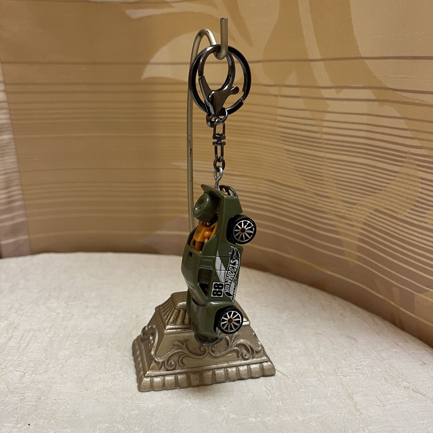 Green and Orange Keychain