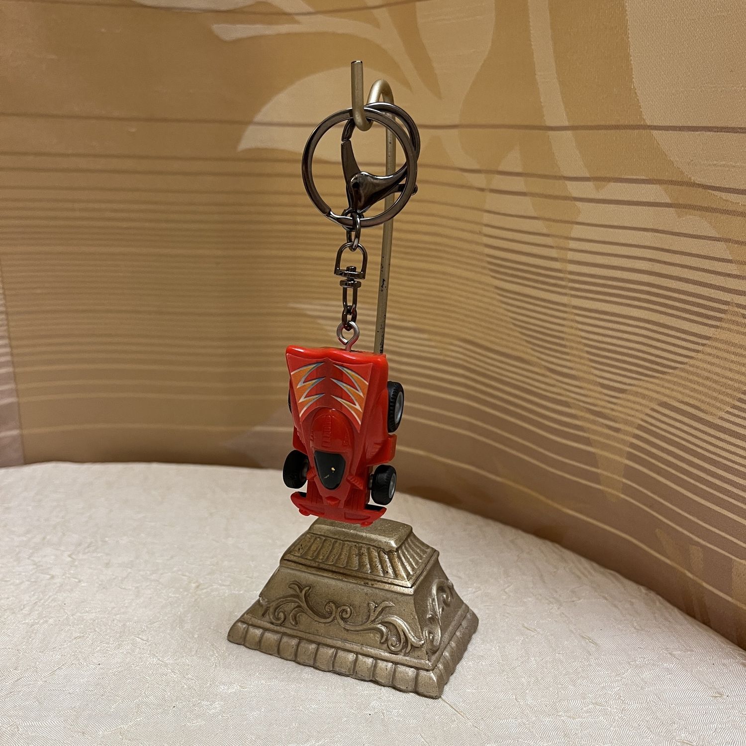 Red Race Car Keychain