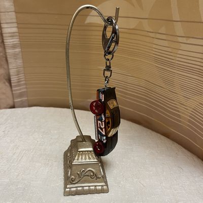 Black + Red Car Keychain