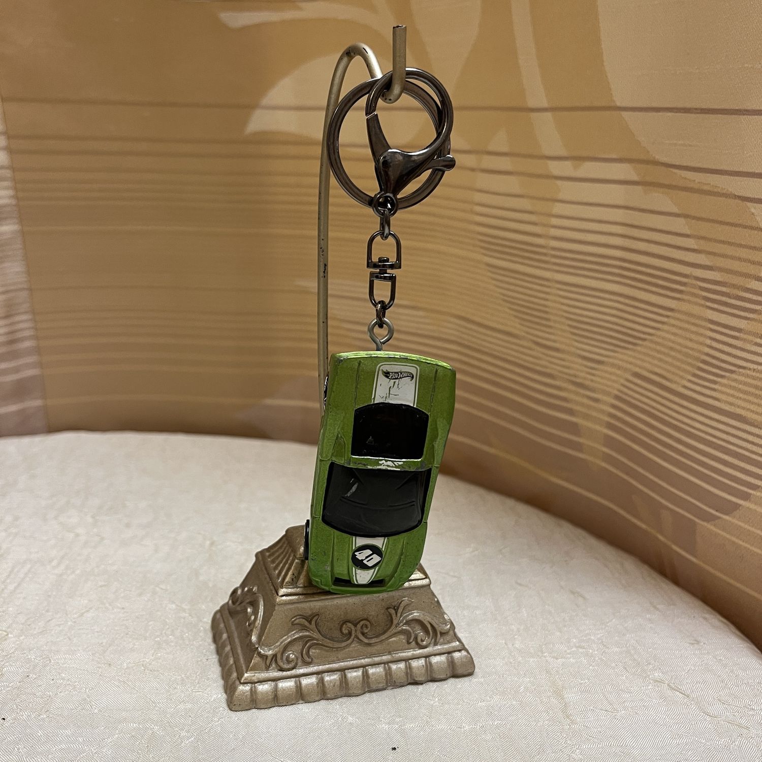 Green 40 Car Keychain