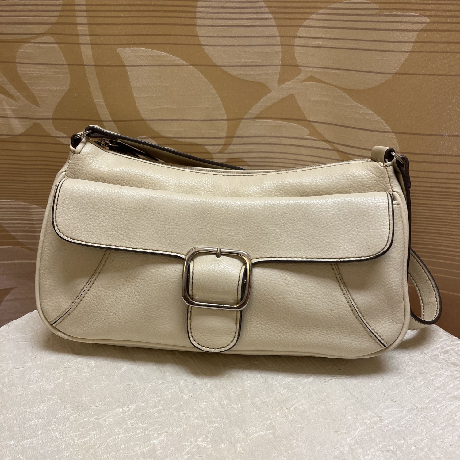 Cream Saddle Bag
