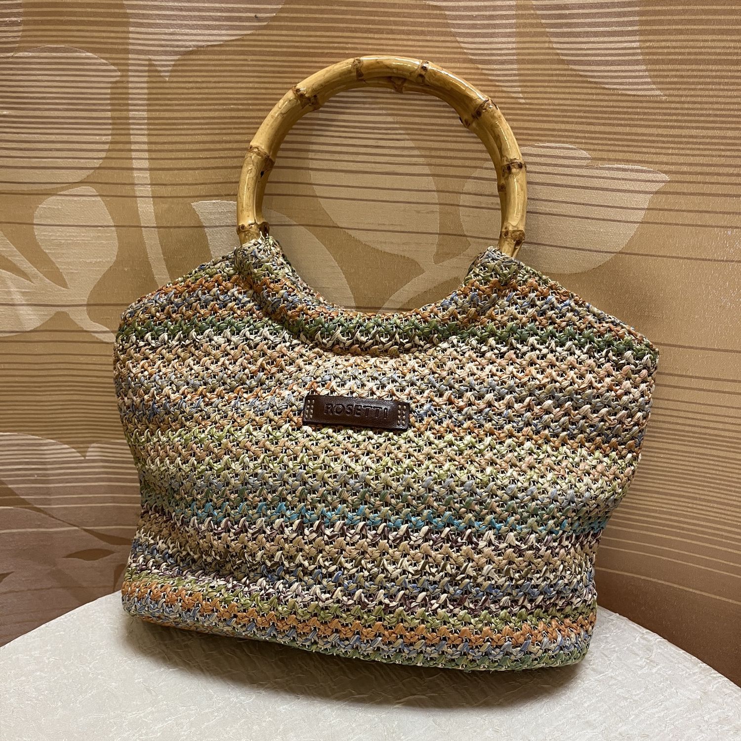 Rosetti Rainbow Knit Bag