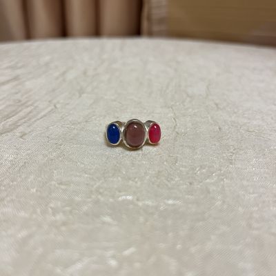 Bisexual Silver Ring
