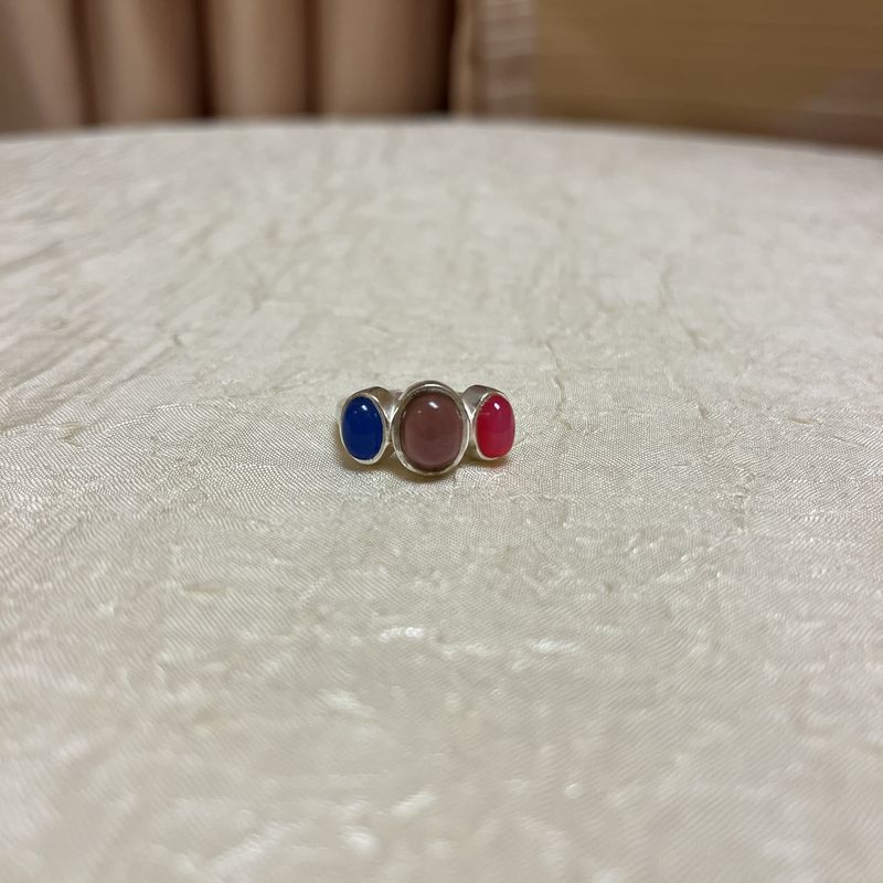 Bisexual Silver Ring