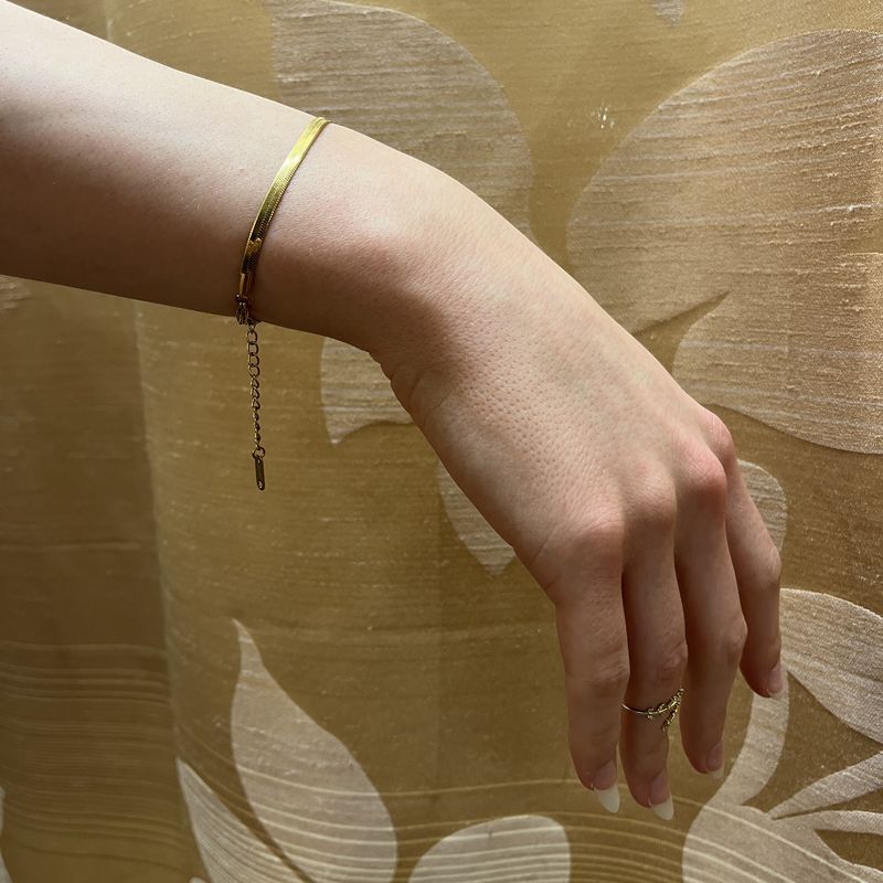 Gold Snake Chain Bracelet