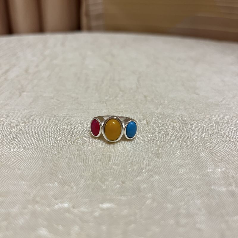 Pansexual Silver Ring