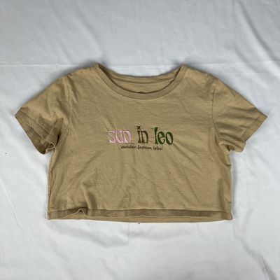 Sun in Leo Embroidered Top