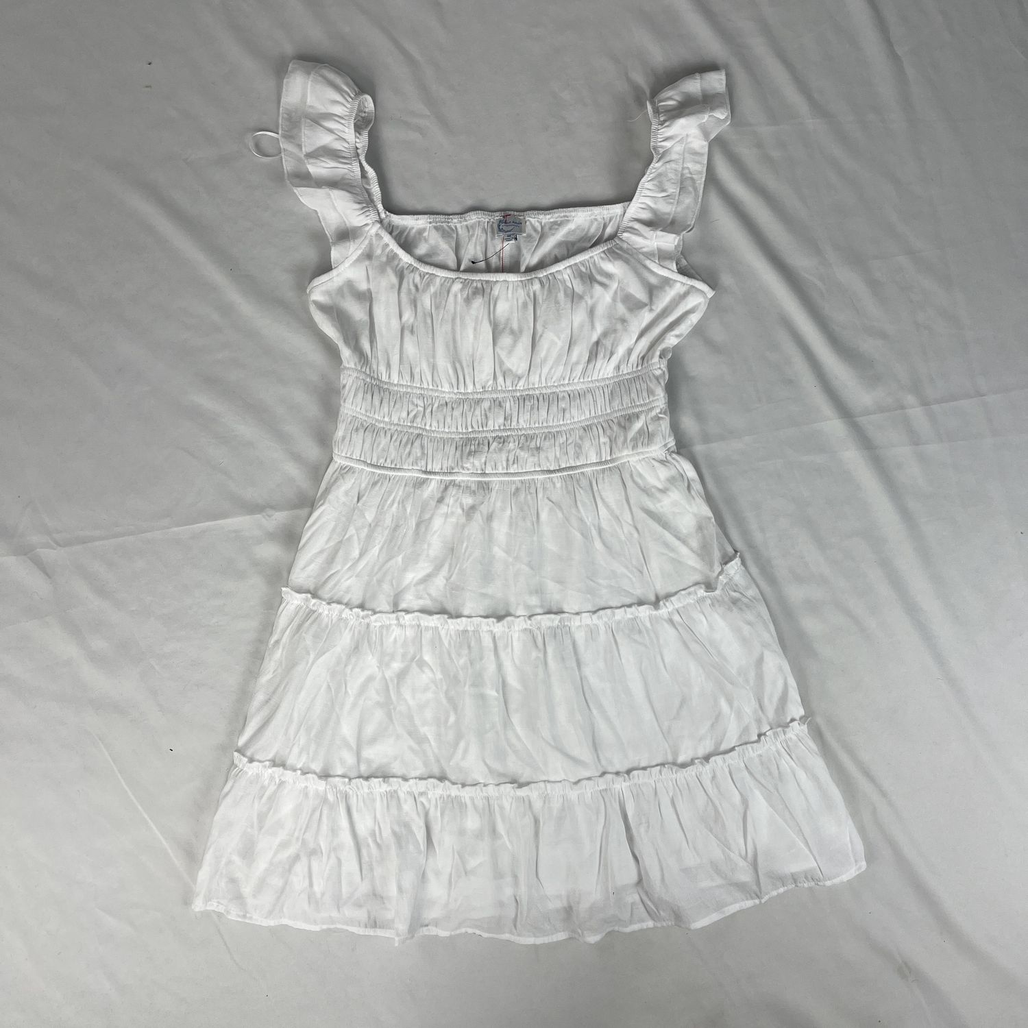 White Tiered Dress