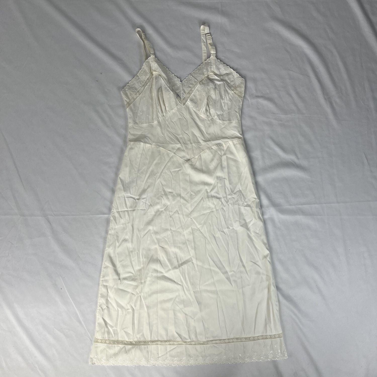 White Lace Slip