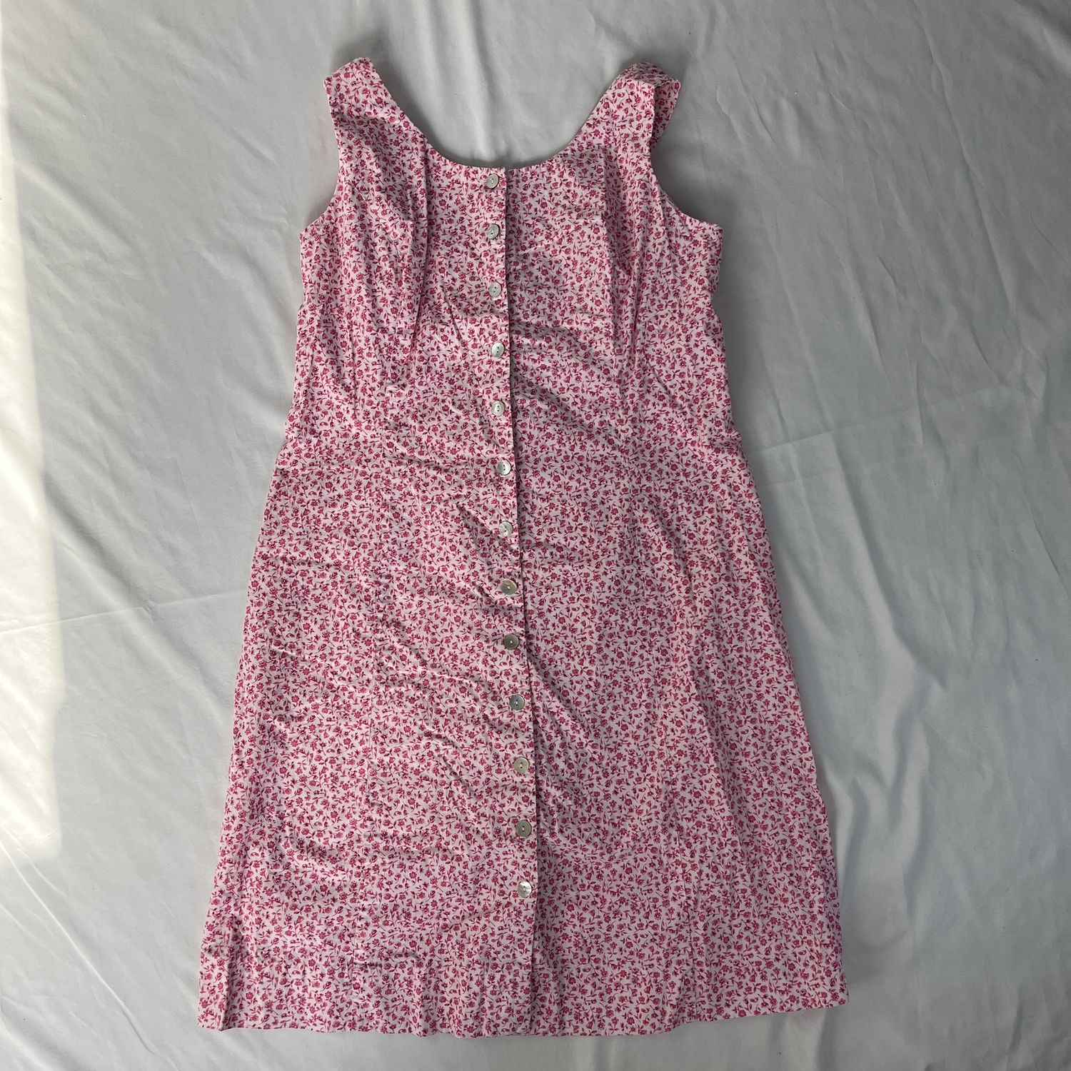 Bright Pink Floral Dress