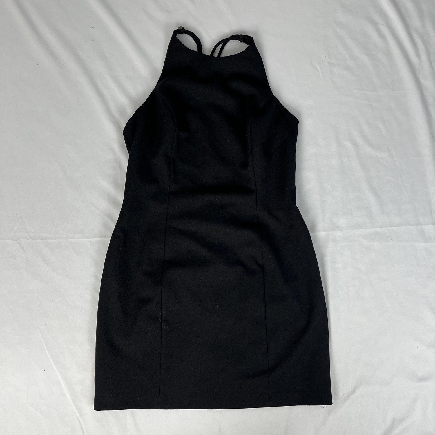 Black Cross Back Dress
