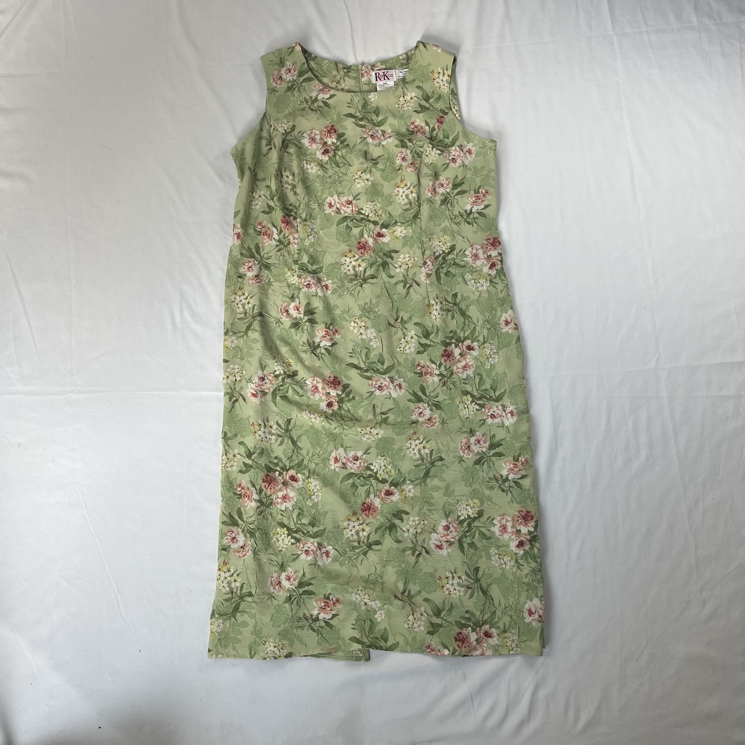 Green Floral Maxi Dress