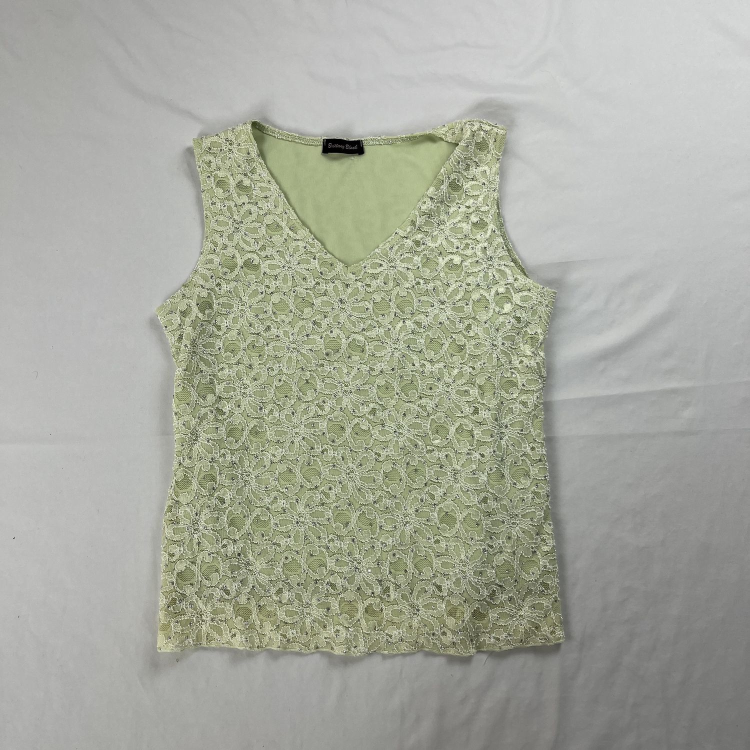 Green Sparkling Top