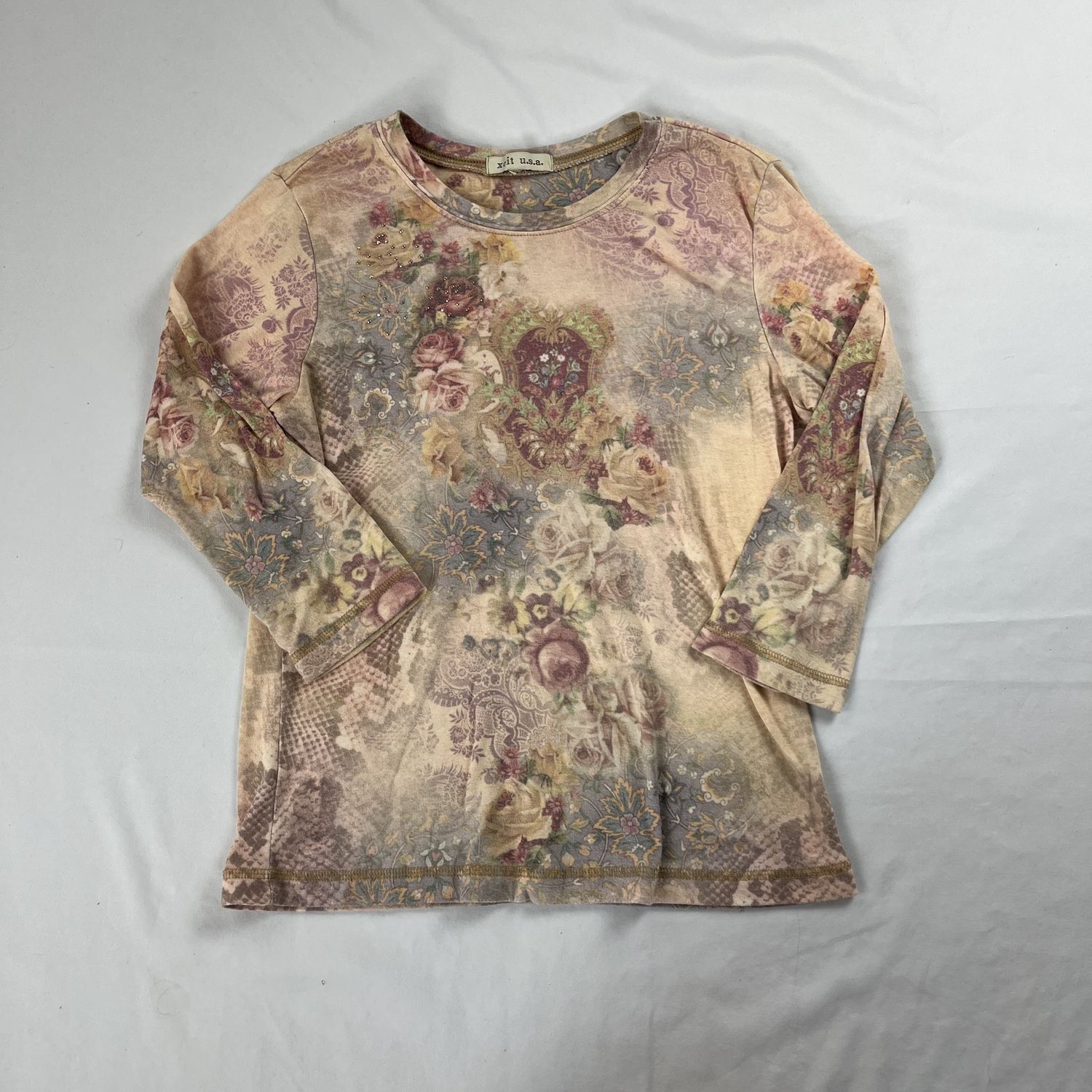 rustic y2k 3/4&quot; sleeve