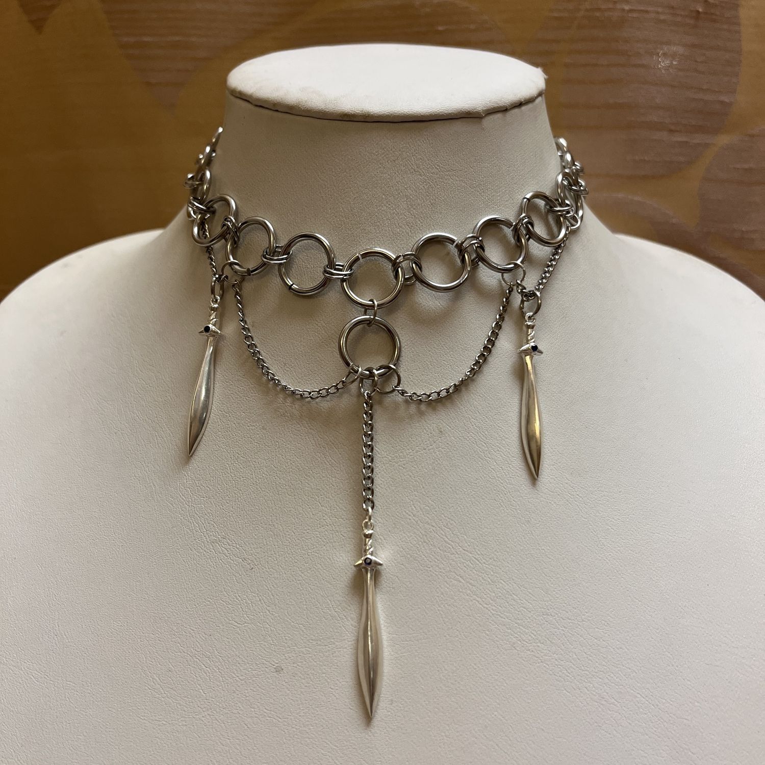 Looped Sword Necklace