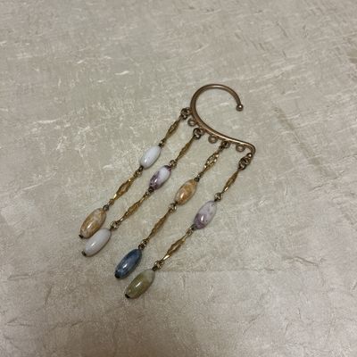 Colorful Beaded Ear Cuff