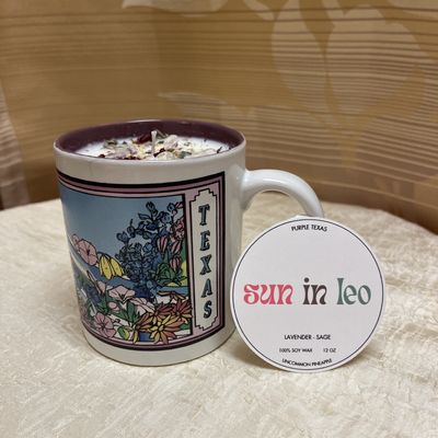 Texas Candle Mug