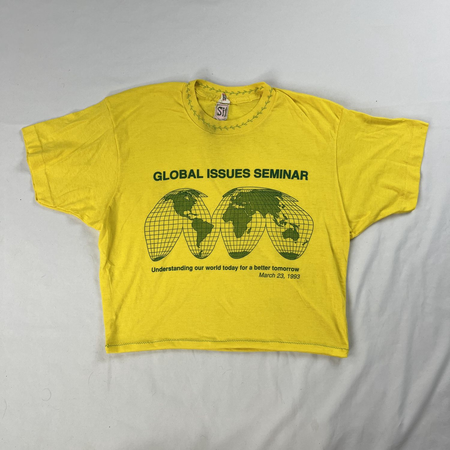 Global Issues Cropped Tee