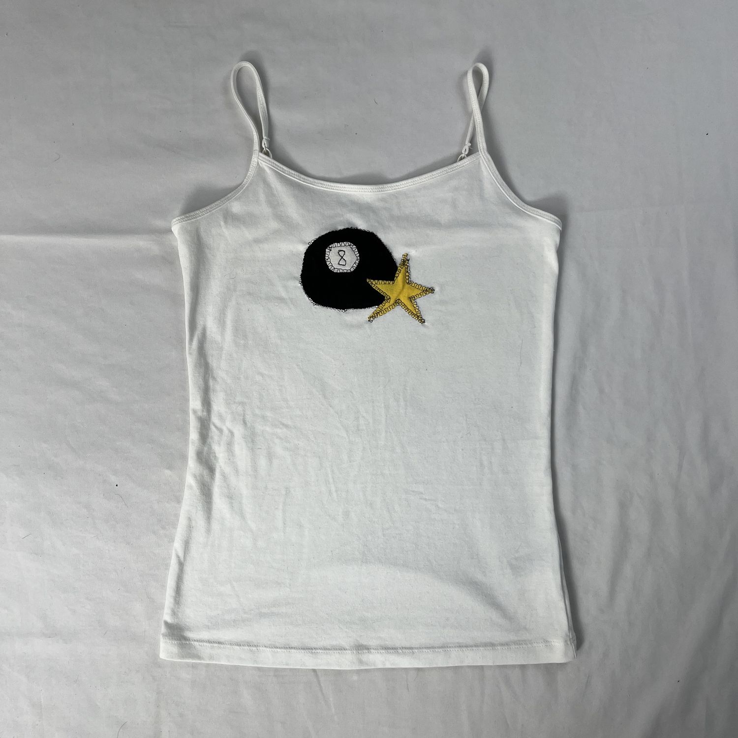 8 Ball White Tank