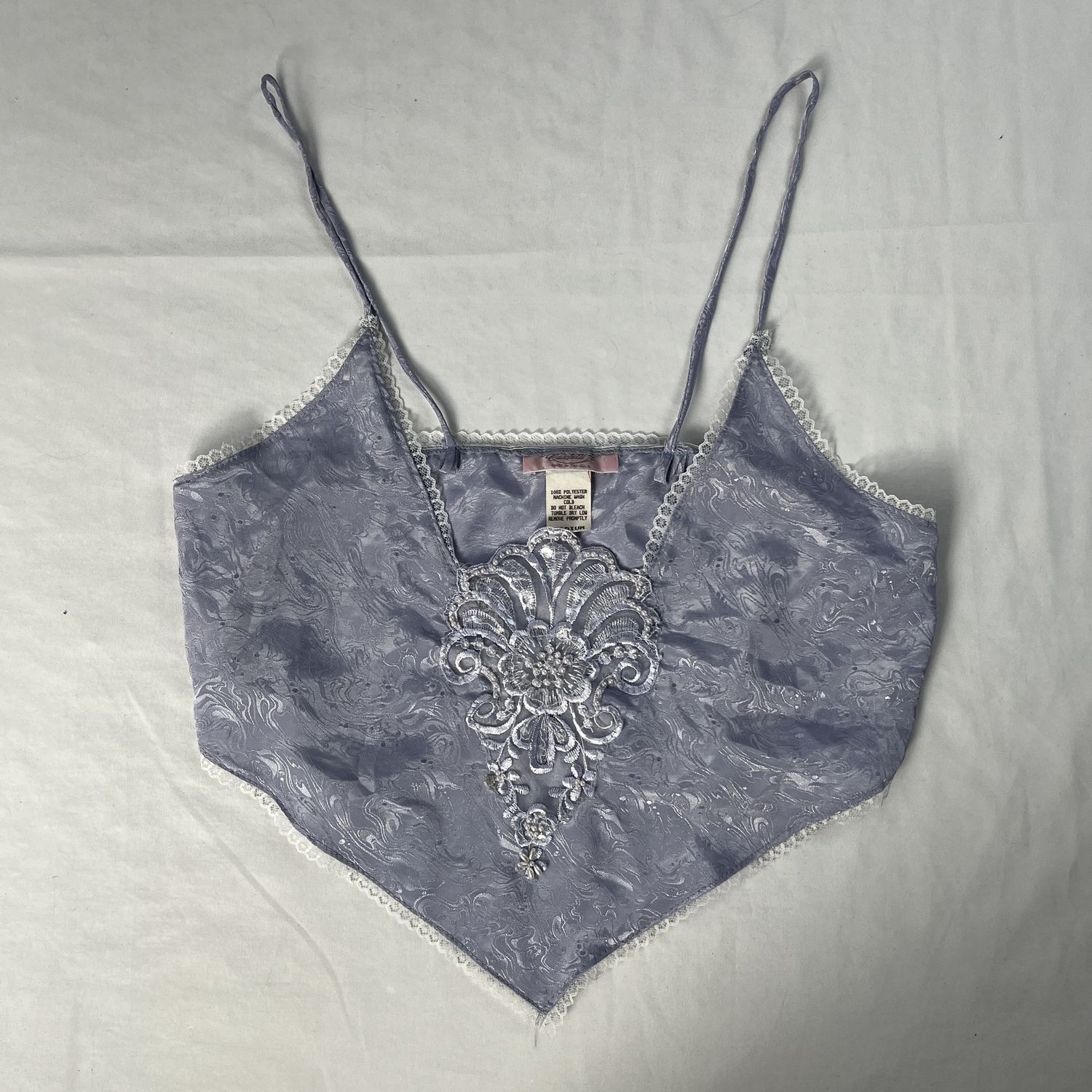 Purple Lace Triangle Tank