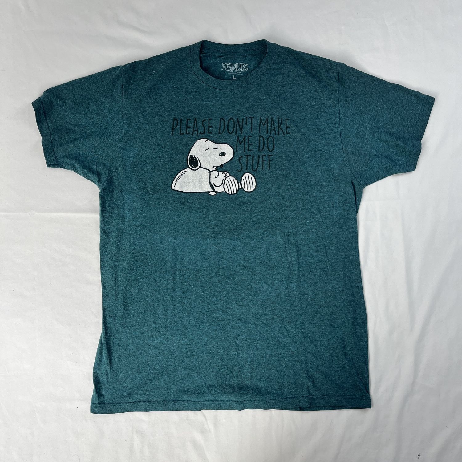 Snoopy Teal Tee