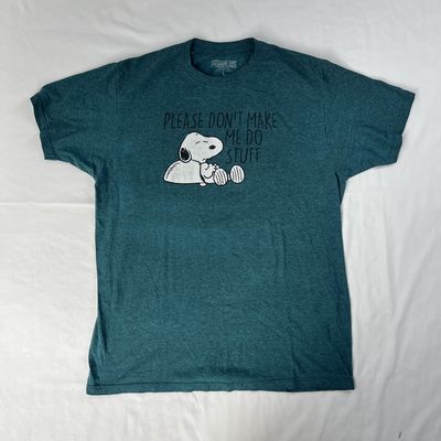 Snoopy Teal Tee