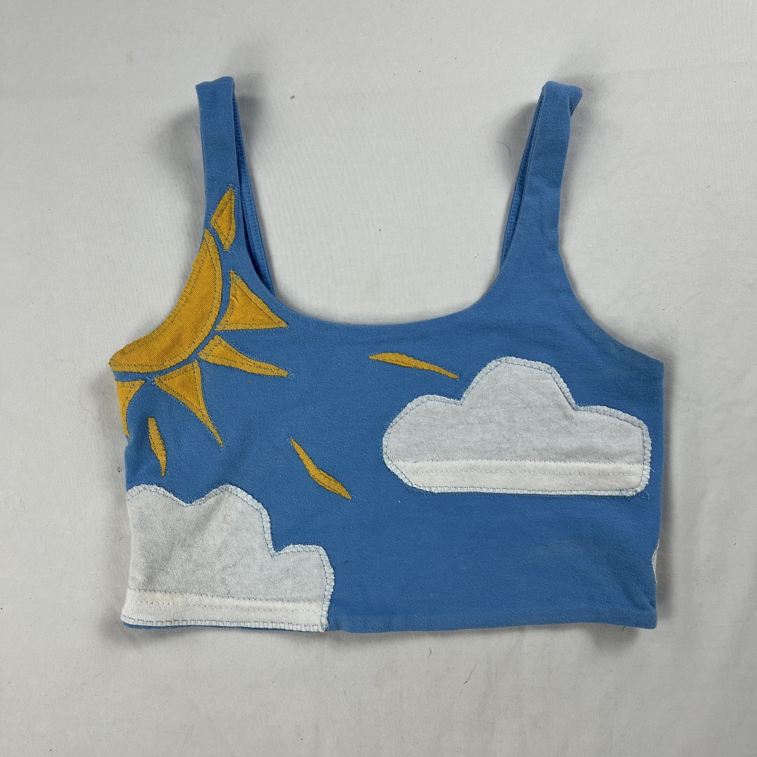 Sun + Clouds Cropped Tank