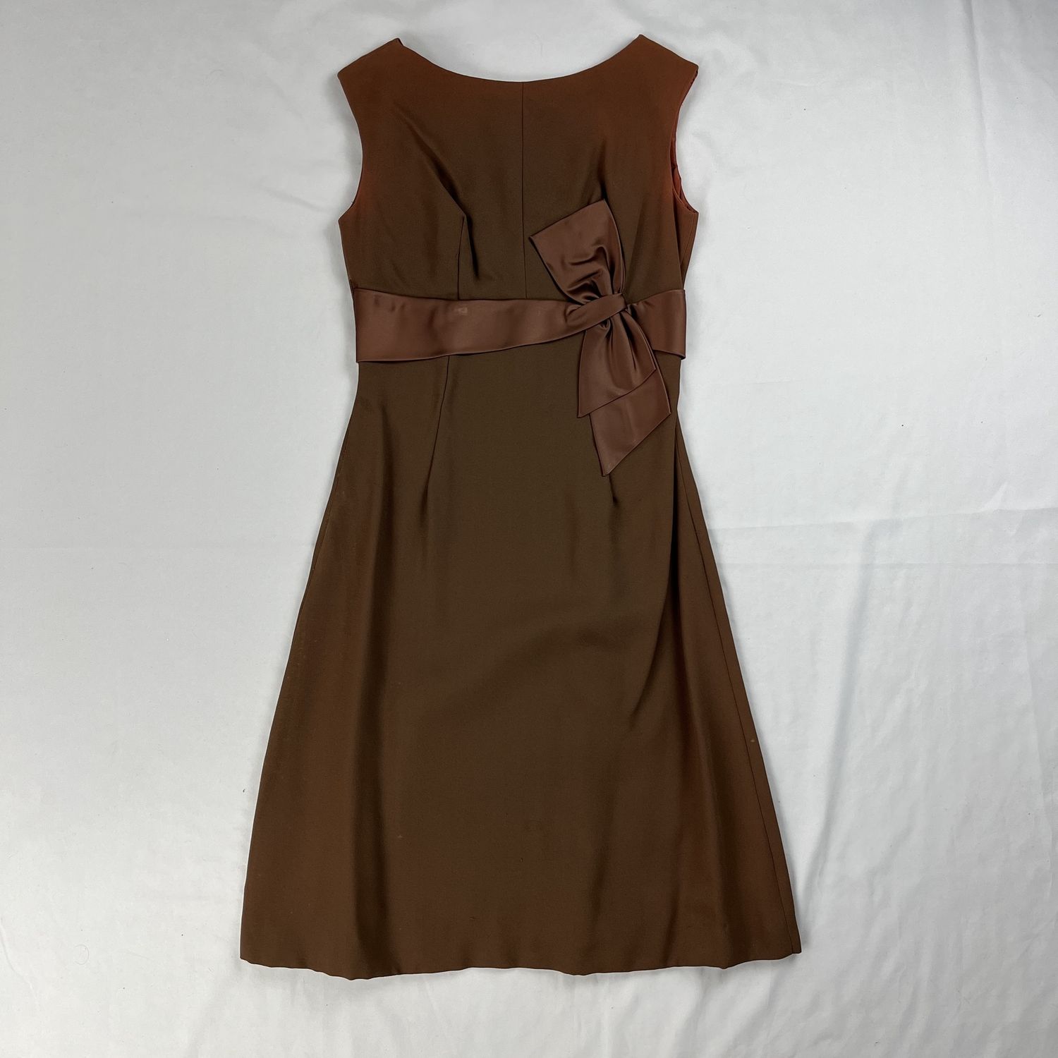 Chocolate Brown Dress w/ Bow