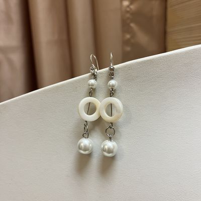 Rhinestone Ring Earrings
